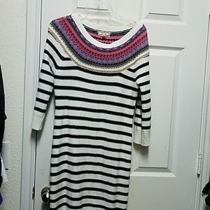 Pink Rose sweater dress